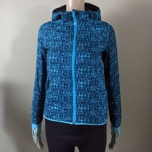 Ivivva fleece lined zip up jacket, girl's 10